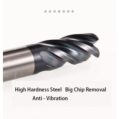 HRC60 Carbide Corner Radius End Mill