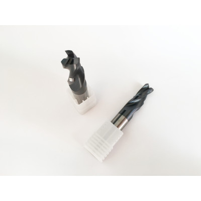 Customized Tool |3 Flute Carbide Step End Mill For Cast Iron AITiN-based| HRC55 Carbide End Mills