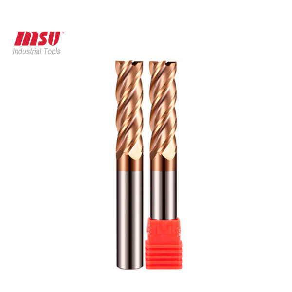 Extra long square end mill -HRC55-4 Flute