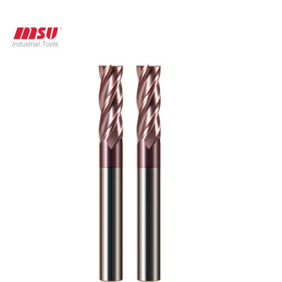 Solid Carbide End Mill TiALCrN For Alloy Steel-Square -4 Flute