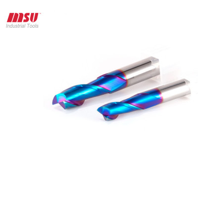 HRC65- 2F Carbide End Mill For Hardend Steel