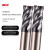 HRC60 4F Carbide Bull Nose End Mill For End Mill Cutter for Steels, Tool Steels, Cast Iron, & Titanium