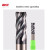 HRC60 4F Carbide Bull Nose End Mill For End Mill Cutter for Steels, Tool Steels, Cast Iron, & Titanium