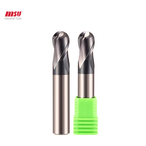 HRC60- 2 Flute Carbide Ball Nose End Mill