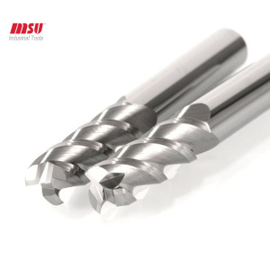 3 Flute Square Carbide End Mill For Alloy Aluminum