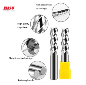 3 Flute Variable Helix End Mills For Aluminum Alloys- Square