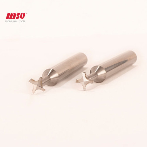 HRC55 4Flutes Uncoated T-Slotting Cutter For  Aluminum Alloy