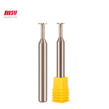 HRC55 4Flutes Uncoated T-Slotting Cutter For  Aluminum Alloy