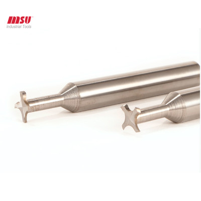 HRC55 4Flutes Uncoated T-Slotting Cutter For  Aluminum Alloy