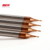 MSU 2 Flute Carbide Micro Square End Mill Cutters HRC 58 For Steel