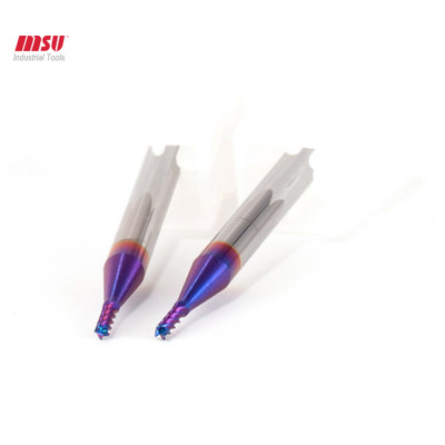 4 Flute HRC65  Solid Carbide  Micro End Mill Bit For Hardened Steel-Square End