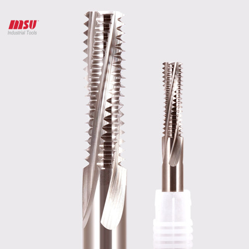 MSU HRC65 4F Tungsten Steel Thread Milling Cutters