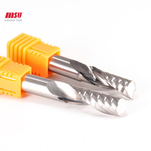 MSU Single Flute End Mill For Wood Mdf Plastic Acrylic -Square -Upcut