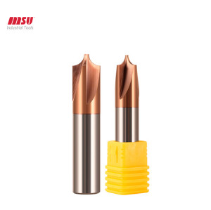 Carbide Corner Rouding End Mills  Deburring solid carbide end mills cnc Router Bit 90 coated chamfering milling cutter