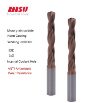 5XD Carbide Drill With Internal Coolant