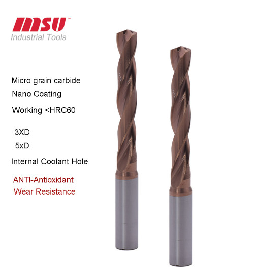 3XD Carbide Drill With Internal Coolant