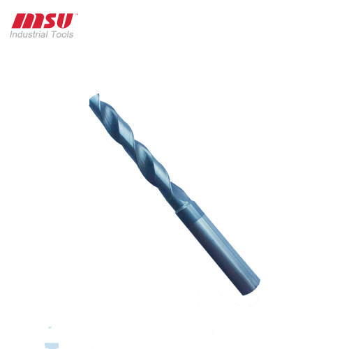 High Efficiency Solid External  Carbide Drill Bit For Metal Hole Drilling AlTiN Coating