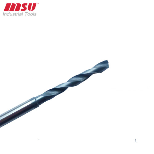High Efficiency Solid External  Carbide Drill Bit For Metal Hole Drilling AlTiN Coating