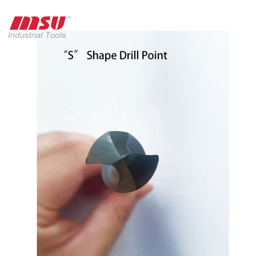 High Efficiency Solid External  Carbide Drill Bit For Metal Hole Drilling AlTiN Coating