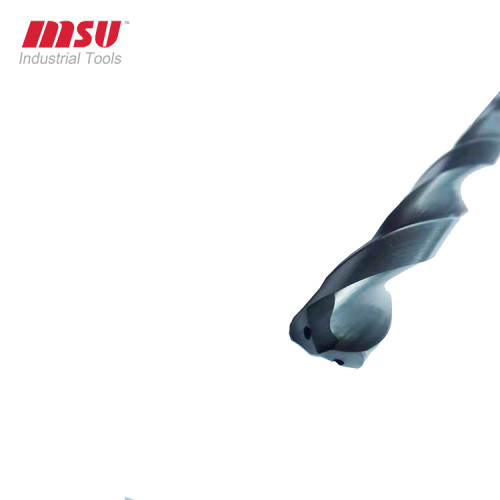 High Performance Tungsten Solid Carbide Through Coolant TiAlN Coated Drill Hardened Steel 5XD