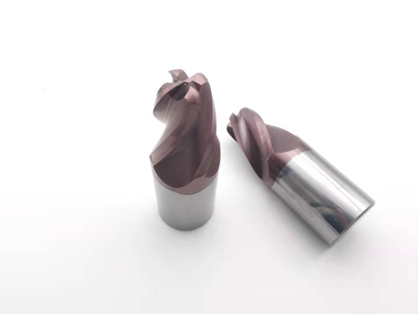 Customized Carbide Tapered Corner Radius End Mill Cutters made by MSUTOOLS