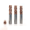 CNC Milling Cutter Corner Radius Carbide End Mill HRC55 TiSin Coated R2