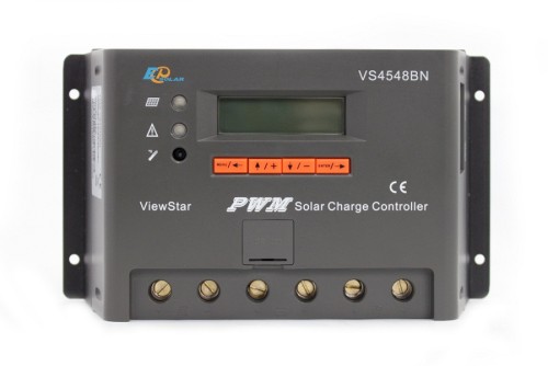 ViewStar4548BN 45A 12/24/36/48VDC PWM Solar Charge Controller