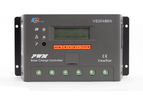 ViewStar2048BN 20A 12/24/36/48VDC PWM Solar Charge Controller