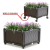 Plastic balcony vegetable pot rectangular flower pot courtyard plant pot