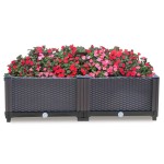 Home garden use raised garden planter Kits garden box white flower pot