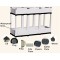 Indoor or outdoor multi-shelf hydroponic system plant grow box
