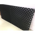 geo-textile paving reinforcement grids on driveway