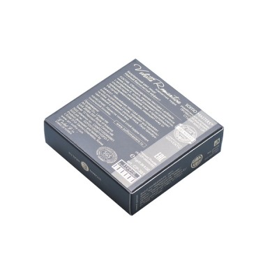 high end golden card paper cosmetic pressed powder compacts packaging box with pearl varnish