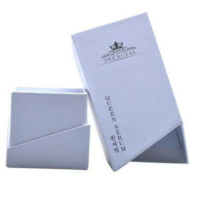 New Design fashion perfume box manufacturers with textured surface and flocking insert
