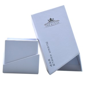 New Design fashion perfume box manufacturers with textured surface and flocking insert