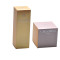 Custom hot sale golden card paper skin care packaging box with silver foil and relief logo