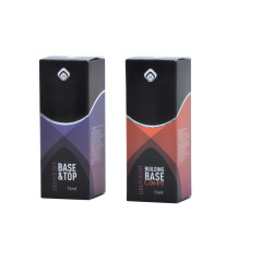 customized recycle coated paper nail box packaging with spot gloss UV and silver foil