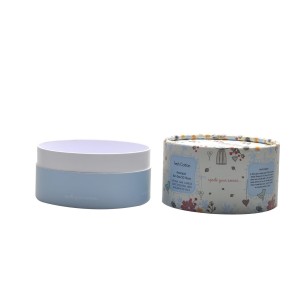 Eco-friendly top and bottom coated paper candle boxes wholesale with EVA foam and matt lamination