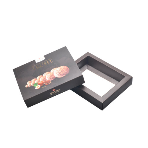 Emballage adapté aux besoins du client de boîte de chocolat de tiroir de sucrerie douce avec la stratification mate