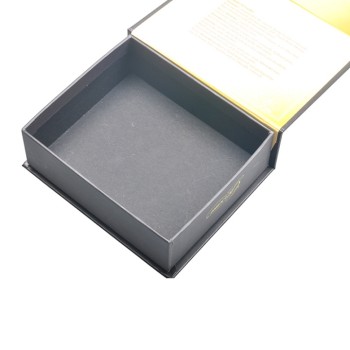 Customized handmade CMYK printing book shaped cardboard hair extention box packaging for gift