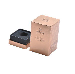 Luxury best cardboard perfume packaging design ideas with various uv lines and matt effect
