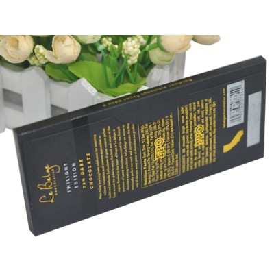 Recycle spacial shaped food grade art paper chocolate box packaging Made in China