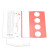 lovely white paper carton design chocolate box printing  with food grade paper inser and PVC window