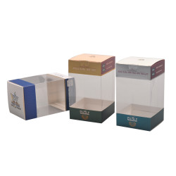 Colorful custom high quality printed cosmetic PVC boxes for packing cream