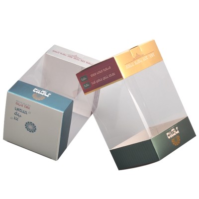 Colorful custom high quality printed cosmetic PVC boxes for packing cream