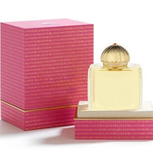 Beautiful Charming custom cardboard  paper pink  perfume box packaging in St. Valentine's Day