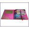New design mini folding cardboard eye shadow cosmetic packaging printing with matt lamination