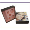Hot Sale lid and base cardboard beauty cosmetic box gift sets with paper insert
