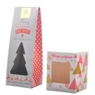 Decorative romantic spacial shaped creative packaging ideas for candles with window