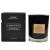 Fashional black custom holder cardboard candle lids and base packaging box with foam insert